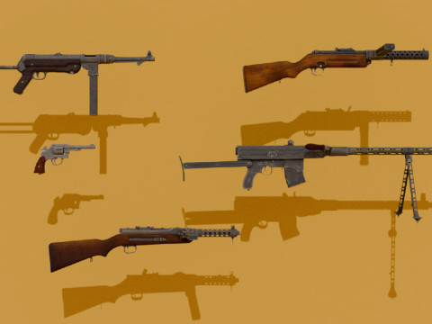 World war 2 pack 3Dモデル