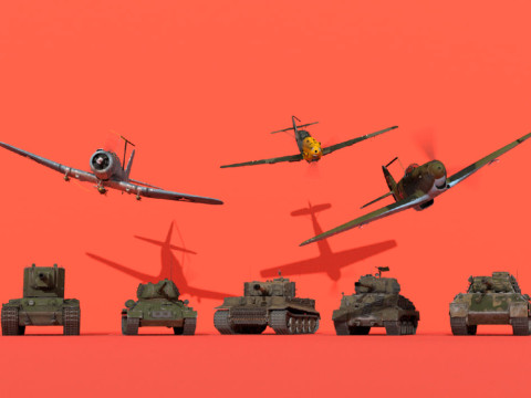 World war 2 pack Model 3D