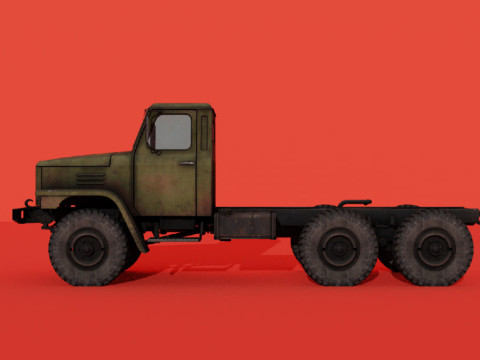 C-EQ2081 Military Truck 3D 模型