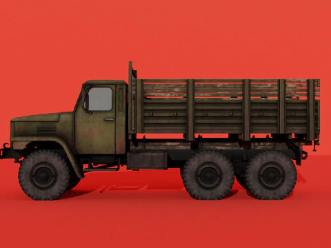 Caminh&atilde;o Militar C-EQ2081 Modelo 3D