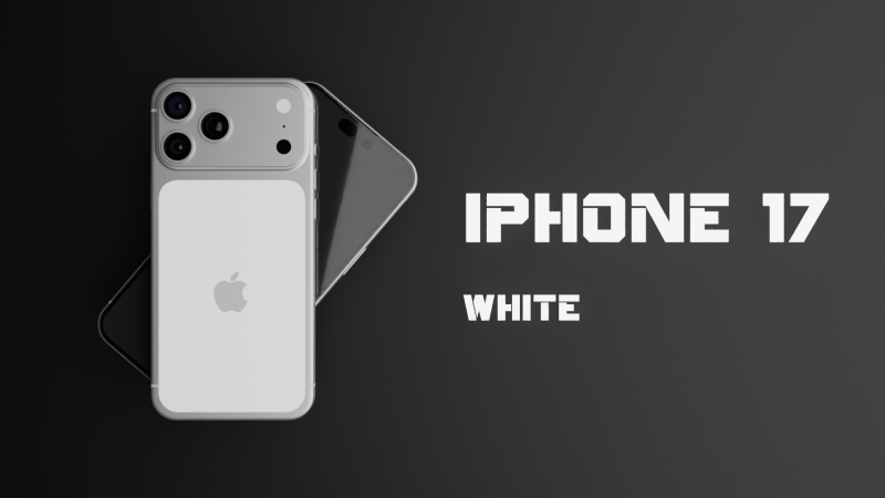 Iphone 17 pro max white 3D मॉडल .c4d .max .obj .3ds .fbx .stl .blend