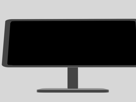 Monitor de P baixo Modelo 3D