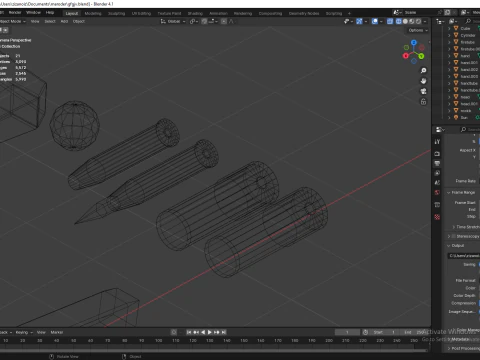 Low Poly survival Asset Pack 3D Model