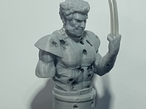 Wolverine Bust 3D print stl 3D 打印模型