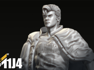 Hanamichi Sakuragi Statue Print Stl 3D Print Model