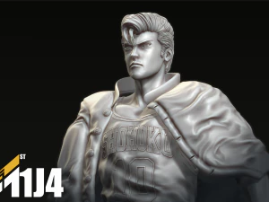 Hanamichi Sakuragi Statue Print Stl 3D Print Model