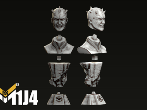 Darth Maul Statue Print Stl 3D Print Model