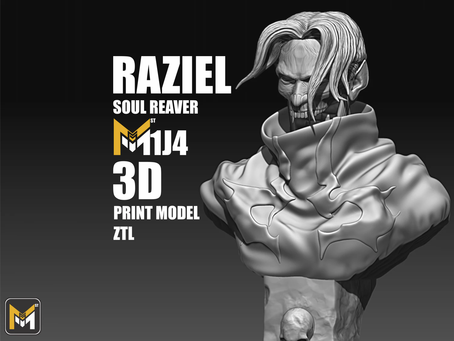 Vampire Raziel 3D print stl 3D Print Model .c4d .max .obj .3ds .fbx .stl .blend 