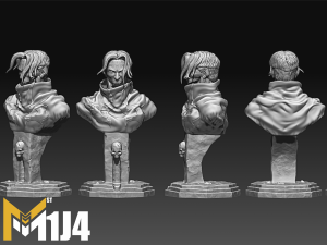 Vampire Raziel 3D print stl Model Cetak 3D