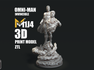Omni-Man Statue Print Stl 3D Print Model