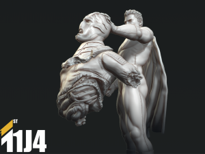Omni-Man Statue Print Stl 3D Baskı Modeli