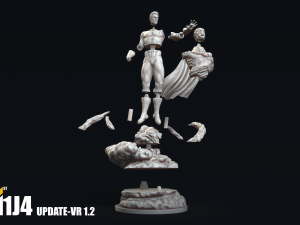 Omni-Man Statue Print Stl 3D Baskı Modeli