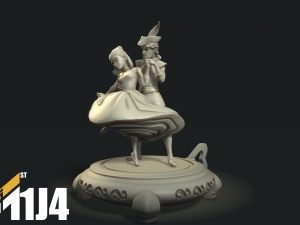 Ariel S Music Box The Little Mermaid Statue 3D Print Stl 3D Print Model