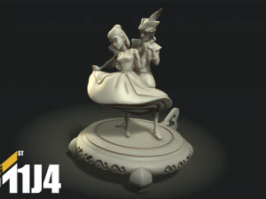 Ariel S Music Box The Little Mermaid Statue 3D Print Stl 3D Print Model