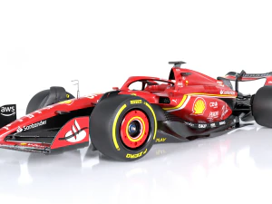 Феррари СФ-24 Ф1 2024 3D Модель