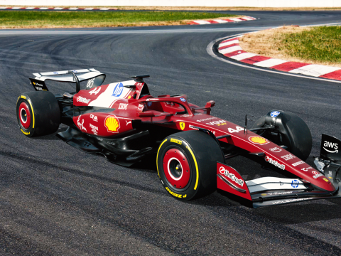 F1 Ferrari SF-25 2025 3D 模型