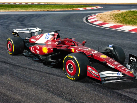 F1 Ferrari SF-25 2025 3D Model