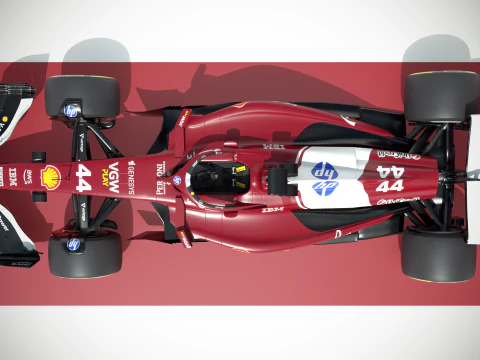F1 Ferrari SF-25 2025 3D Model