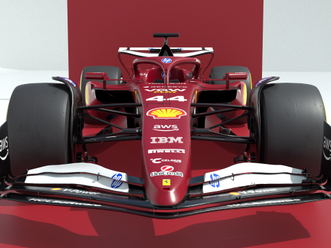 F1 Ferrari SF-25 2025 3D 模型