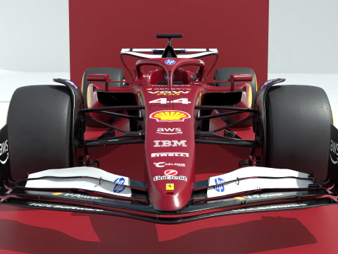 F1 Ferrari SF-25 2025 3D Model