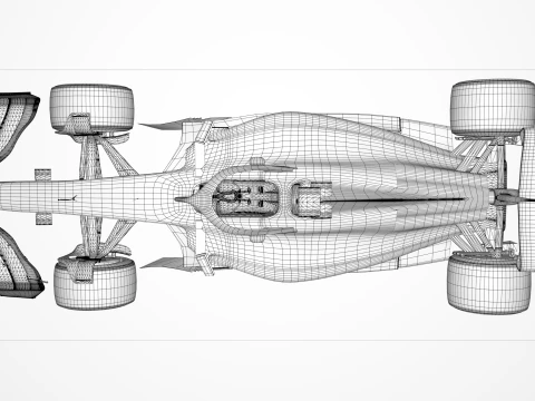 F1 Ferrari SF-25 2025 3D Model
