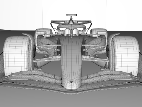 F1 Ferrari SF-25 2025 3D 模型
