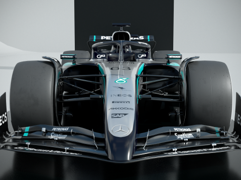 F1 Mercedes W16 2025 Modelo 3D