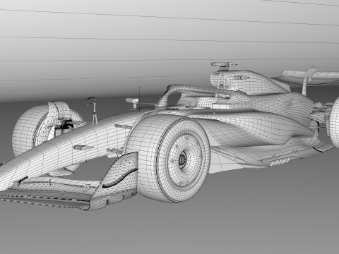 F1 Mercedes W16 2025 Modelo 3D