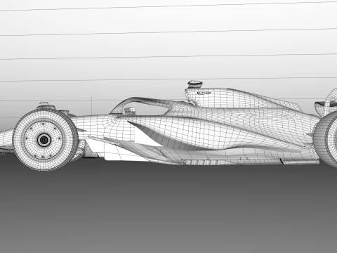 F1 Mercedes W16 2025 3D Model in Racing 561830 | 3DExport