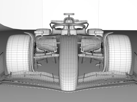 F1 Mercedes W16 2025 3D Model in Racing 561830 | 3DExport