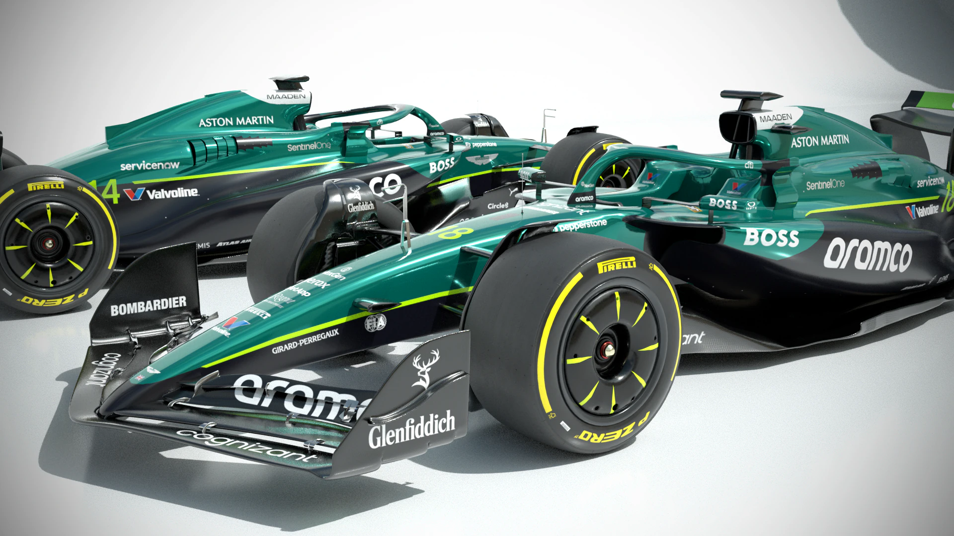 F1 AstonMartin AMR-25 2025 3D Model .c4d .max .obj .3ds .fbx .stl .blend