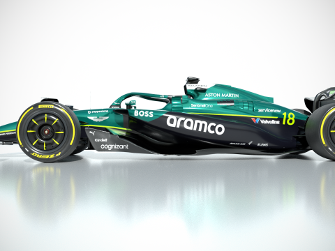 F1 AstonMartin AMR-25 2025 Modelo 3D