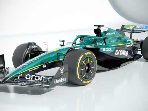 F1 AstonMartin AMR-25 2025 Modelo 3D