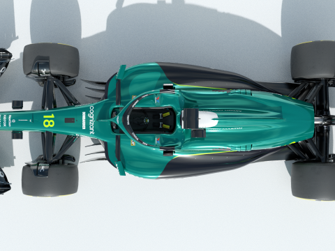 F1 AstonMartin AMR-25 2025 Modelo 3D