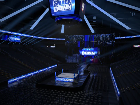 Estadio WWE Modelo 3D