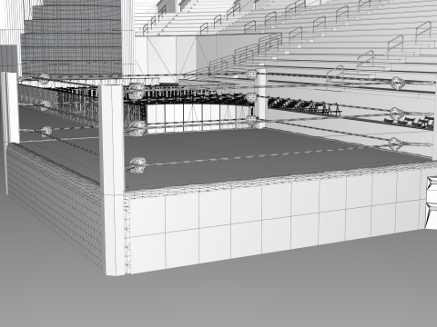 WWE Stadium 3D 模型