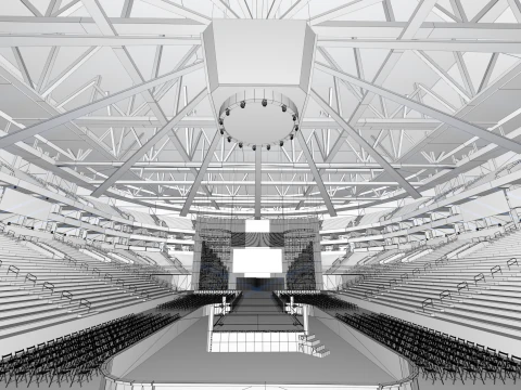 WWE Stadium 3D Model