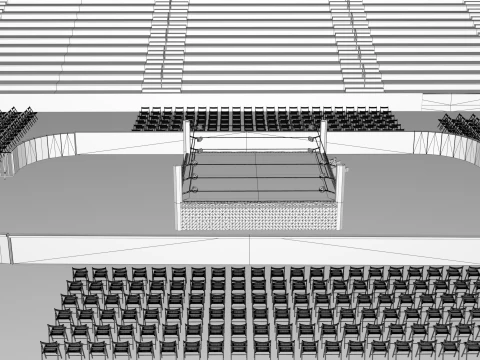 WWE Stadium 3D Model