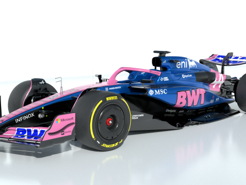 F1 Alpine A525 2025 3D 模型