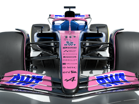 F1 Alpine A525 2025 3D 模型