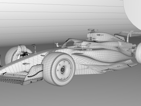F1 Alpine A525 2025 3D 模型