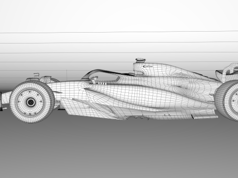 F1 Alpine A525 2025 3D 模型