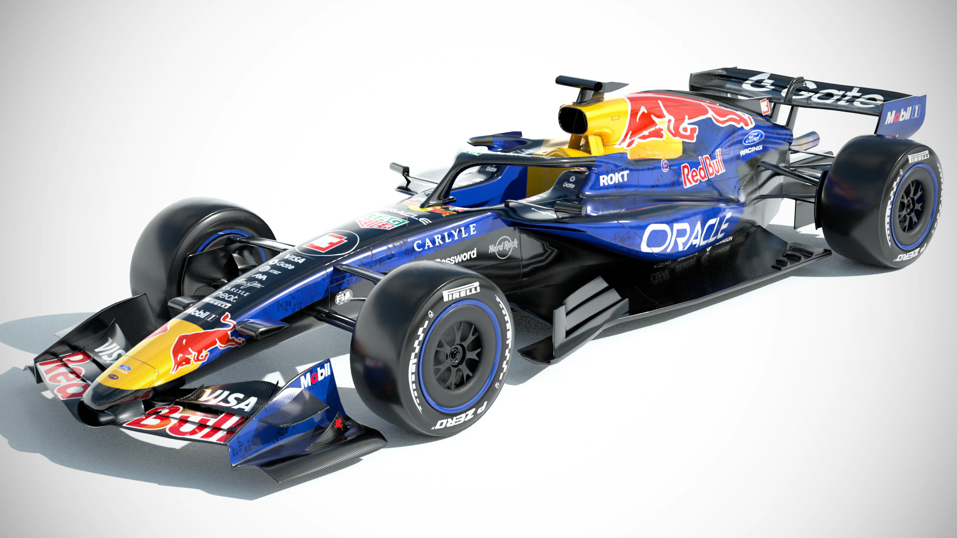 F1 RB-22 2026 3D Model .c4d .max .obj .3ds .fbx .stl .blend