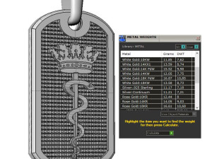 Jewelry PENDANT TOKEN snake and crown Printable STL 3D-printmodel