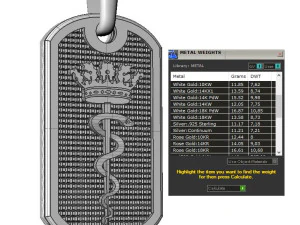 Jewelry PENDANT TOKEN snake and crown Printable STL 3D Print Model