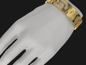 Jewelry Greek bracelet 15mm STL ready for Print 3D प्रिंट मॉडल