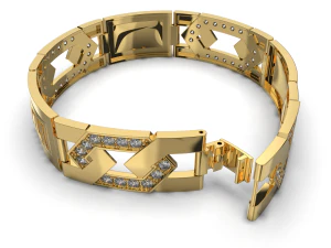 Jewelry Greek bracelet 15mm STL ready for Print 3D Print Model