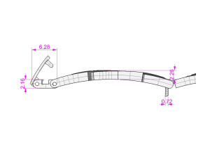Jewelry Greek bracelet 15mm STL ready for Print 3D प्रिंट मॉडल