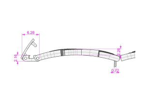 Jewelry Greek bracelet 15mm STL ready for Print 3D Print Model
