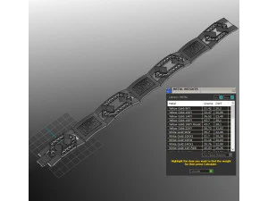 Jewelry Greek bracelet 15mm STL ready for Print 3D Print Model
